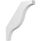 Ekena Millwork 3 1/2-in. W x 24-in. D x 28-in. H Funston Architectural Grade PVC Knee Brace BRCP035X24X28FST - alternate 1